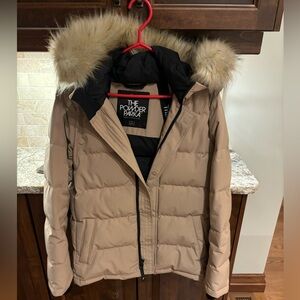 TNA powder parka coat in size small